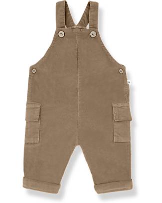 1 + in the family Arnau Overall - Caramel - Soft Cotton Micro-Corduroy Dungarees