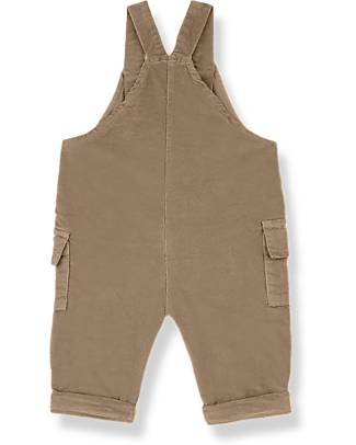 1 + in the family Arnau Overall - Caramel - Soft Cotton Micro-Corduroy Dungarees