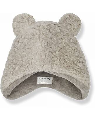 1 + in the family Beanie - Taupe - Faux Fur Newborn Hats