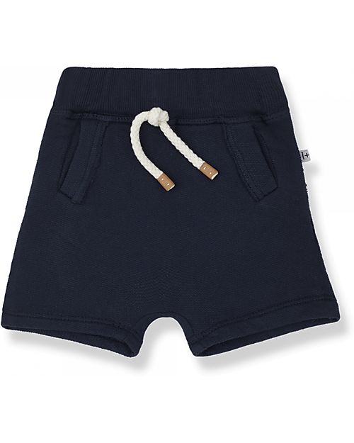 1 + in the family Bermuda - Night Blue - Cotton Shorts