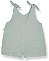 1 + in the family Cesca Romper with Knots - Pool - 100% Cotton Dungarees