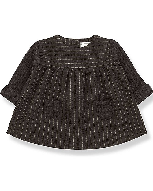 1 + in the family Cissy Pinstripe Jersey Dress - Charcoal Dresses_