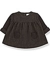 1 + in the family Cissy Pinstripe Jersey Dress - Charcoal Dresses_