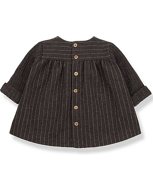1 + in the family Cissy Pinstripe Jersey Dress - Charcoal Dresses_
