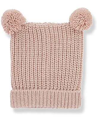 1 + in the family Delfin Winter Hat with Pompom - Wool - Pink Winter Hats