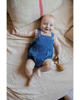1 + in the family Denim Romper - With Pockets - 100% Cotton Dungarees