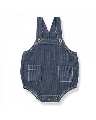 1 + in the family Denim Romper - With Pockets - 100% Cotton Dungarees