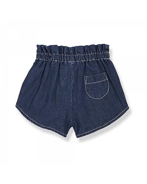 1 + in the family Denim Shorts - Dark Blue - 100% Cotton Shorts