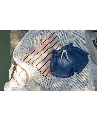 1 + in the family Denim Shorts - Dark Blue - 100% Cotton Shorts