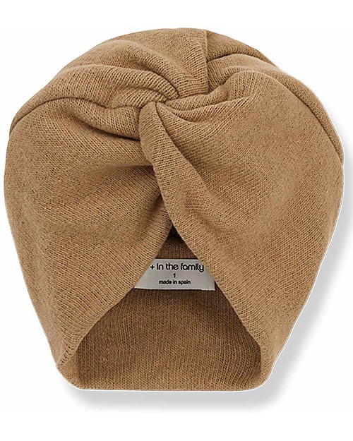 1 + in the family Dora Turban Hat - Extra Soft Recycled Fleece - Brandy Winter Hats