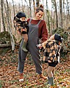 1 + in the family Eugene Hooded Double-breasted Fur Faux Coat - Brandy Coats