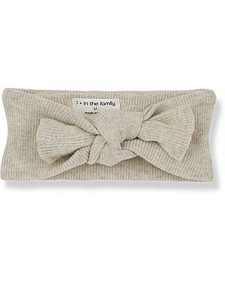 1 + in the family Headband - Oatmeal - Cotton Jersey Hair Accessories