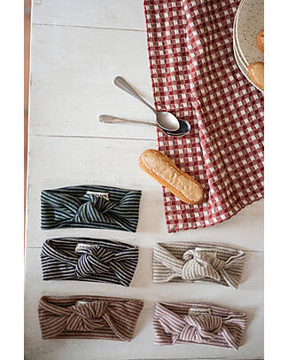1 + in the family Headband - Pumpkin Taupe - Soft Cotton Hair Accessories