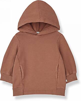 1 + in the family Hooded Dress - Pumpkin - Garment Dyed Soft Cotton Dresses_