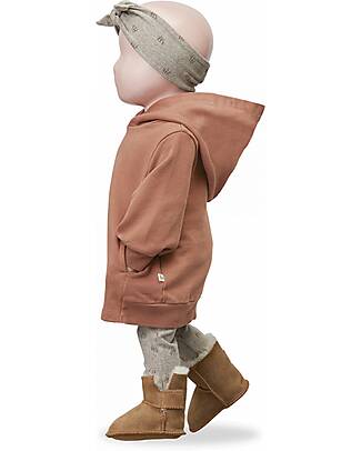 1 + in the family Hooded Dress - Pumpkin - Garment Dyed Soft Cotton Dresses_