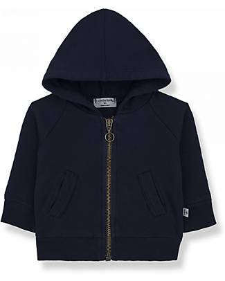 1 + in the family Hooded Sweater - Night Blue - Cotton Sweatshirts