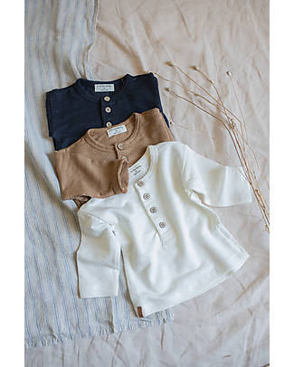 1 + in the family Long Sleeve Shirt - Off White - Linen Long Sleeves Tops