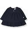 1 + in the family Long Sleeves Dress - Navy Blue - Soft Recycled Fleece Dresses_