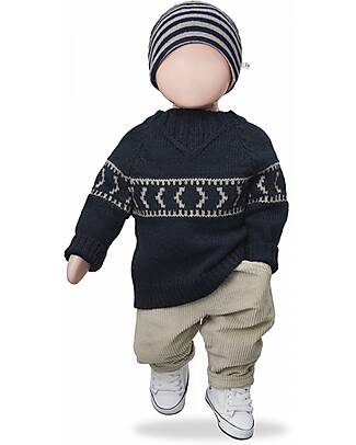 1 + in the family Long Sleeves Sweater - Navy Blue - Knitted Jumpers