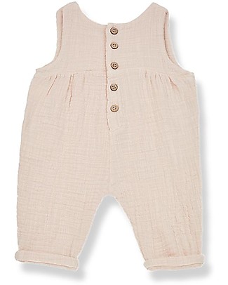 1 + in the family Milena Jumpsuit - Rose - 100% Cotton Dungarees