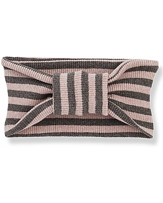 1 + in the family Ruth Striped Headband - Rose Occasion Wear