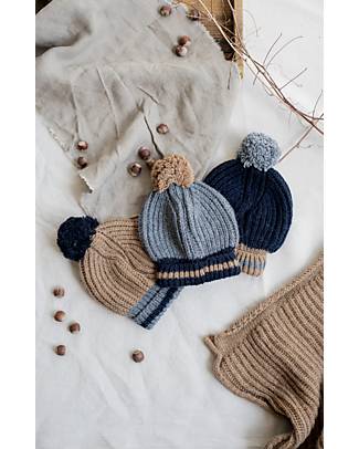 1 + in the family Sangei Beanie College Style - Grey - Extra Softness and Warmth! Winter Hats