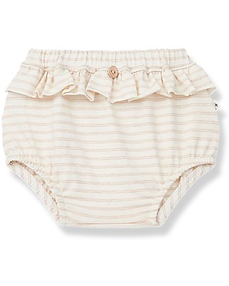 1 + in the family Sio Striped Culotte - Blush - Bielastic Jersey Briefs