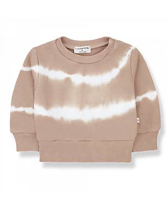1 + in the family Tie Dye Sweater - Rose - Cotton Sweatshirts