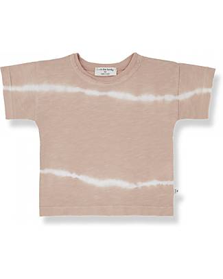 1 + in the family Tie Dye T-Shirt - Rose - 100% Cotton T-shirts