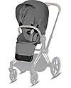 Seat Pack Plus for Priam Stroller - Manhattan Grey - Includes Canopy