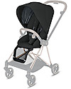 Seat Pack Comfort for Mios Stroller - Deep Black - Includes Canopy
