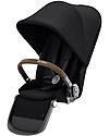 Second Seat for Gazelle S Stroller - Taupe/Deep Black