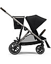 Gazelle S Stroller - Taupe/Deep Black - From Single to Double!