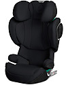 Solution Z i-Fix car seat - Deep Black - 3-12 years!