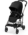 Melio 2 Stroller - Deep Black - Ultra-Light from Birth!