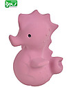Ocean Buddies - Sea Horse - 3-in-1 Rattle, Teether, Bath Toy - 100% Natural Rubber