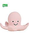 Ocean Buddies - Octopus - 3-in-1 Rattle, Teether, Bath Toy - 100% Natural Rubber