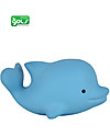 Ocean Buddies - Dolphin - 3-in-1 Rattle, Teether, Bath Toy - 100% Natural Rubber