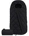 SNØGGA Footmuff for Stroller - Deep Black | Black - Warm and Breathable!
