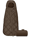 SNØGGA Mini Footmuff for Car Seat - Khaki Green | Khaki Brown - Ultra Compact and Lightweight!