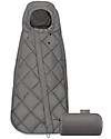 SNØGGA Mini Footmuff for Car Seat - Soho Grey | Mid Grey - Ultra Compact and Lightweight!