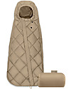 SNØGGA Mini Footmuff for Car Seat - Classic Beige | Mid Beige - Ultra Compact and Lightweight!