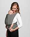 Yema Tie Baby Carrier - Soho Grey - from Birth to 15 Kg - Ergonomic and Comfortable