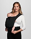 Yema Tie Baby Carrier - Deep Black - from Birth to 15 Kg - Ergonomic and Comfortable