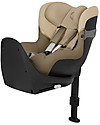 Sirona SX2 i-Size Car Seat - Seashell Beige - Group 0+/1 - 360° Rotating Mechanism