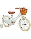 Classic Bicycle with Mint Pedals - 4 to 7 Years - Removable Wheels