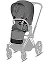 Seat Pack Plus for Priam4 or e-Priam Stroller - Manhattan Grey - with Canopy
