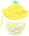Swim Diaper & Sun Hat Set - Pineapple - UPF 50+