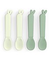 4-Pack Kiddish Spoon - Lalee - Green - 100% Recyclable Melamine-free