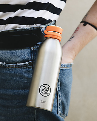 24Bottles Bottle Tie - Orange BPA-Free Bottles